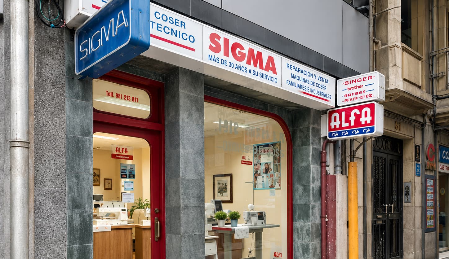 Contacta con expertos en venta de máquinas de coser en A Coruña