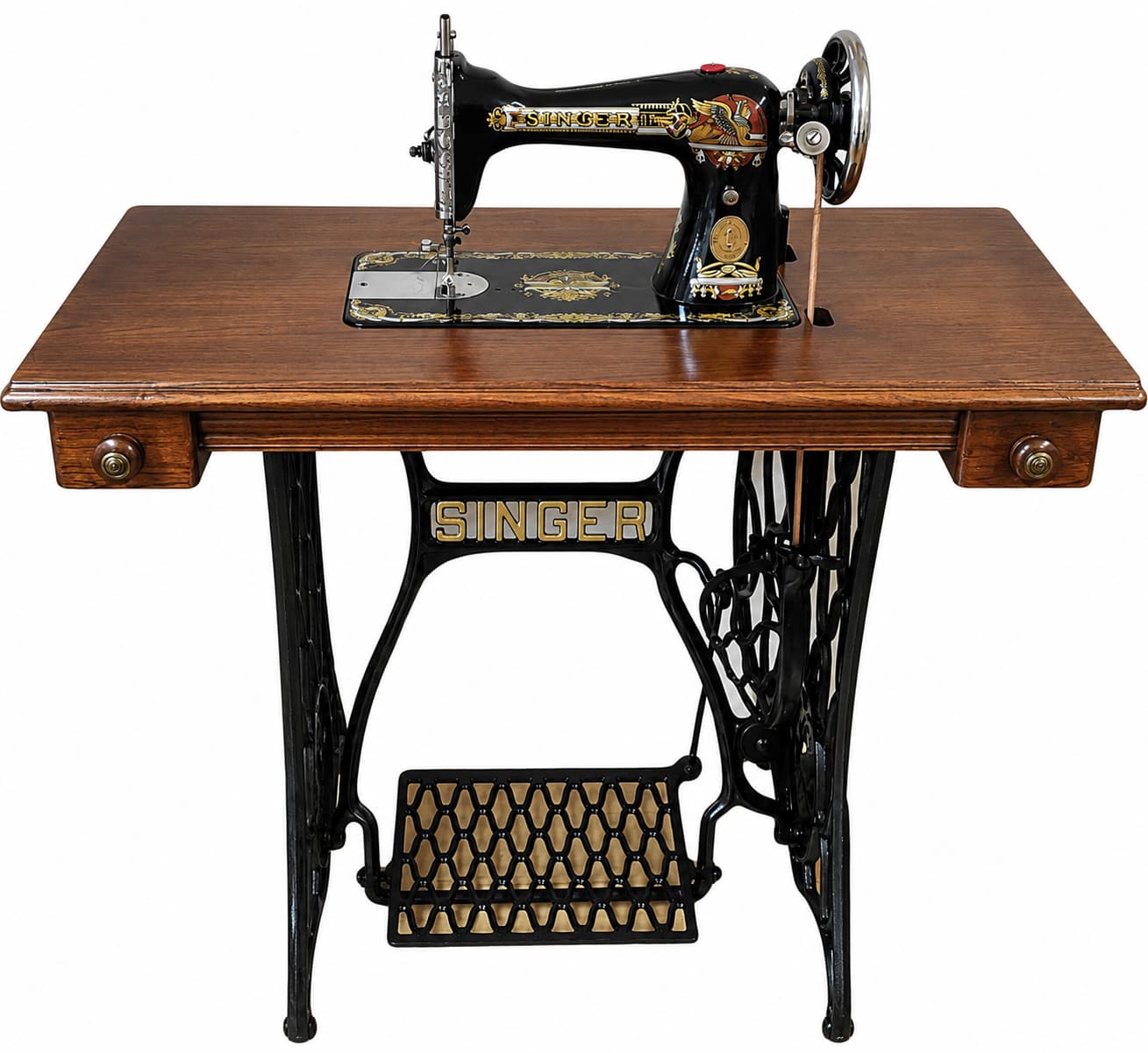 Mesa de madera maciza para máquina de coser en A Coruña