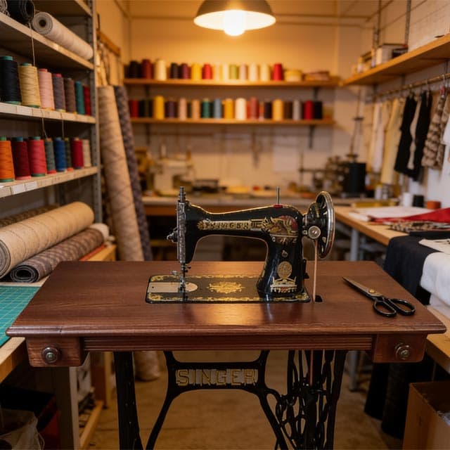 Muebles para máquinas de coser fabricados por encargo en A Coruña