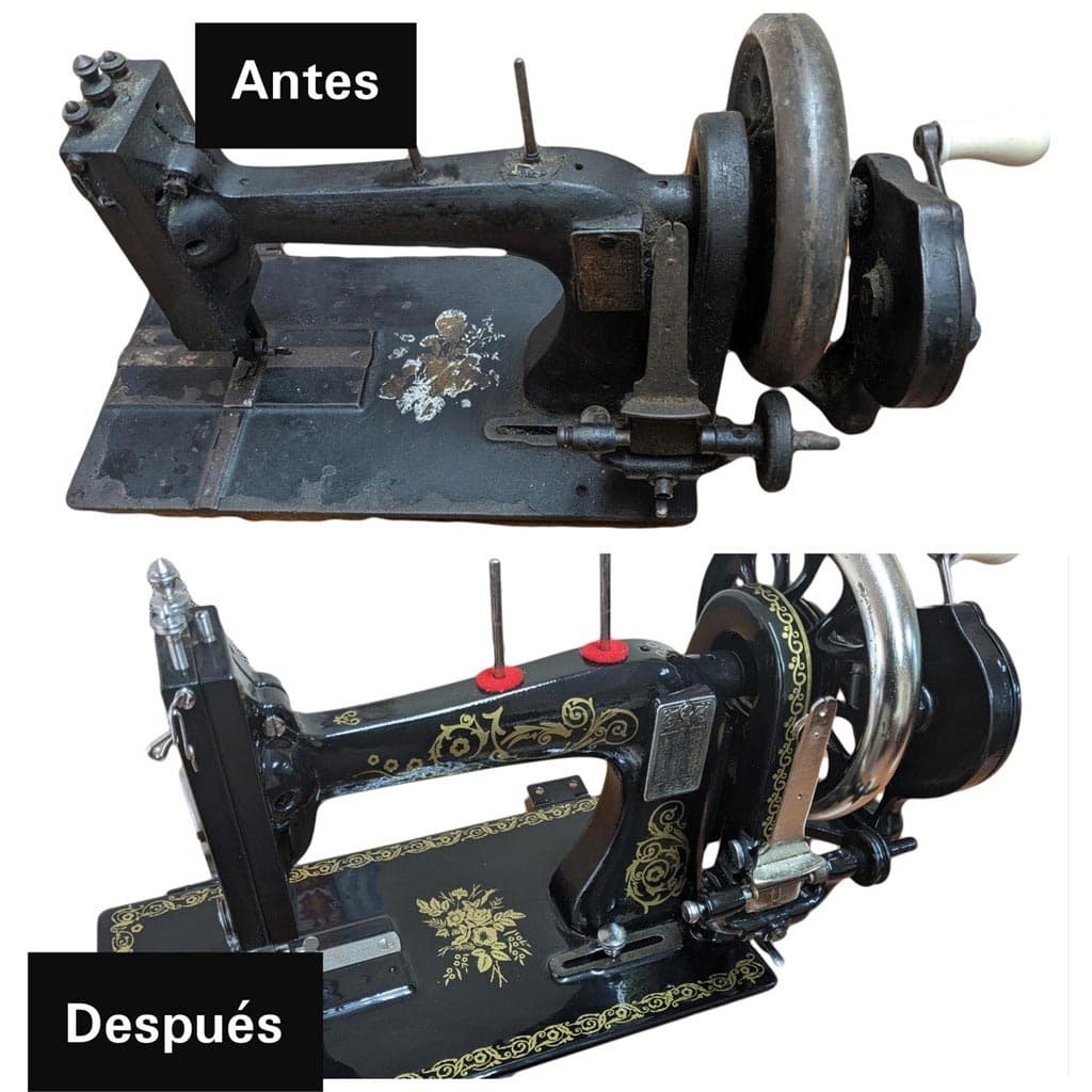 Restauración de máquinas de coser antiguas en A Coruña